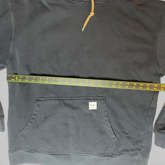 Eddie Bauer Workwear Hoodie Mens M Navy Heavyweight Pullover - Picture 3 of 7